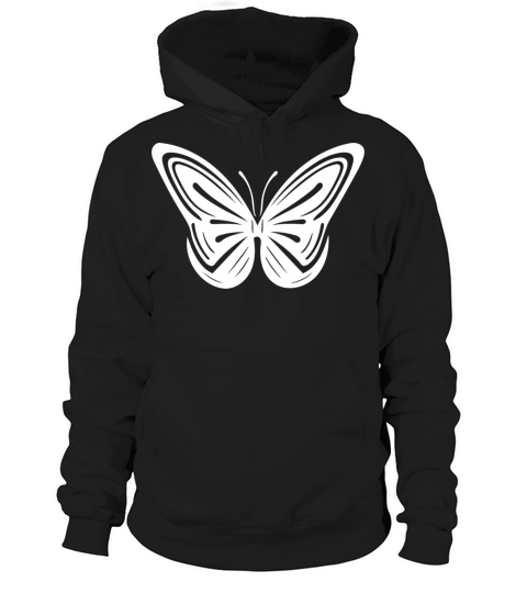 Elegant Vintage Geometric Butterfly Hoodie Unisex