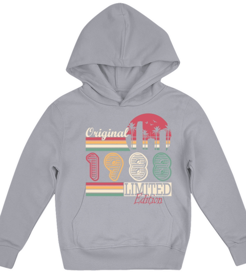 1988 Original Vintage Birthday Gift Kids Hoodie