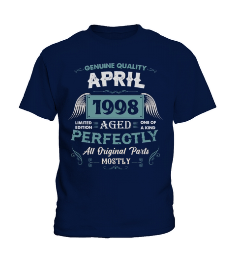 April 1998 Vintage Birthday Present Kids T-Shirt