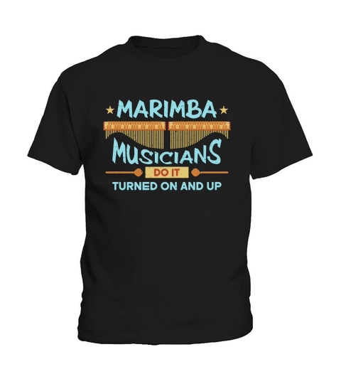 Marimba Musicians Do It Instrument Marimba Player Kids T-Shirt