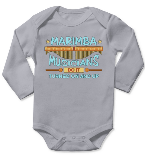 Marimba Musicians Do It Instrument Marimba Player Long Sleeve Baby One-Piece