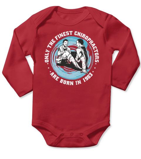 Physiotherapy born in 1983 Vintage Birthday Long Sleeve Baby One-Piece