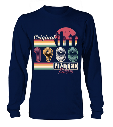 1988 Original Vintage Birthday Gift Long sleeved Unisex