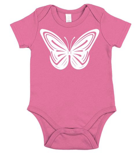 Elegant Vintage Geometric Butterfly Short Sleeve Baby One-Piece