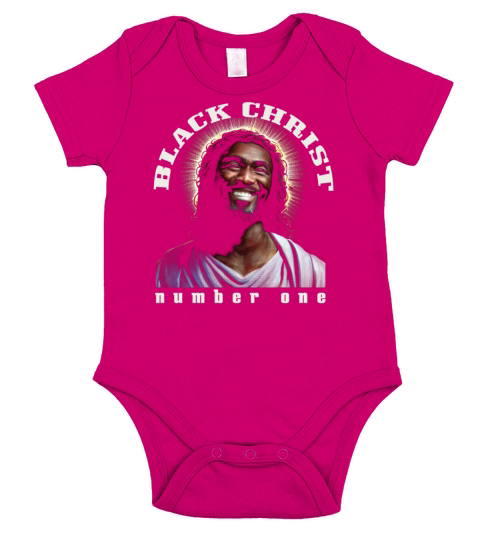 Empower Your Faith with Our Black Christ Number On Short Sleeve Baby One-Piece