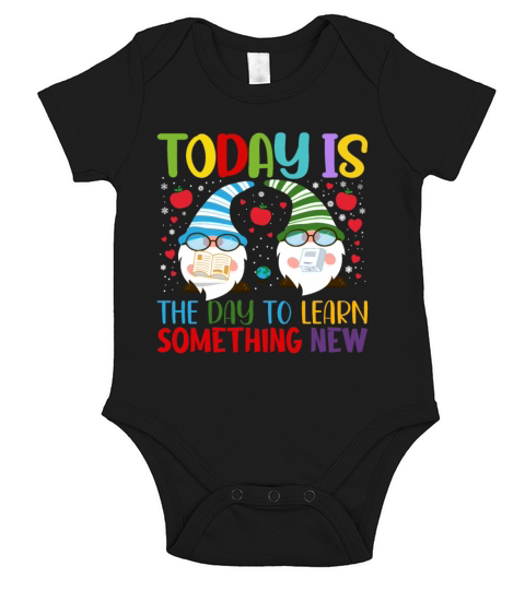 Funny Gnome Teacher Quote For First Grade Teache Short Sleeve Baby One-Piece