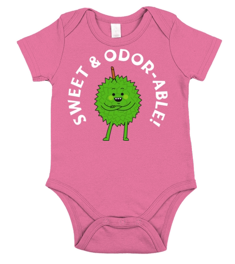 Sweet and odorable Durian funny durian meme gift Short Sleeve Baby One-Piece