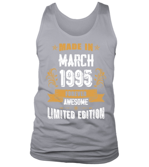 March 1995 Vintage Birthday Present Tank Top Unisex
