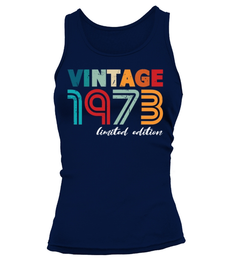 50th birthday vintage 1973 born in 1973 Tank top Woman