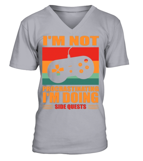 Im Not Procrastinating Im Doing Side Quests V-Neck T-shirt