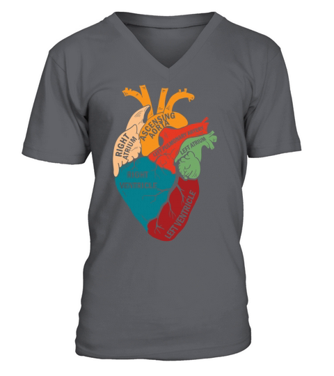 Parts Of Heart V-Neck T-shirt