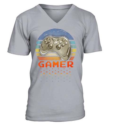 Retro Gaming Vintage Gamer Gaming Stuff V-Neck T-shirt