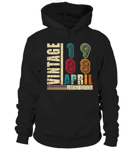 Year of birth 1988 April Hoodie Unisex