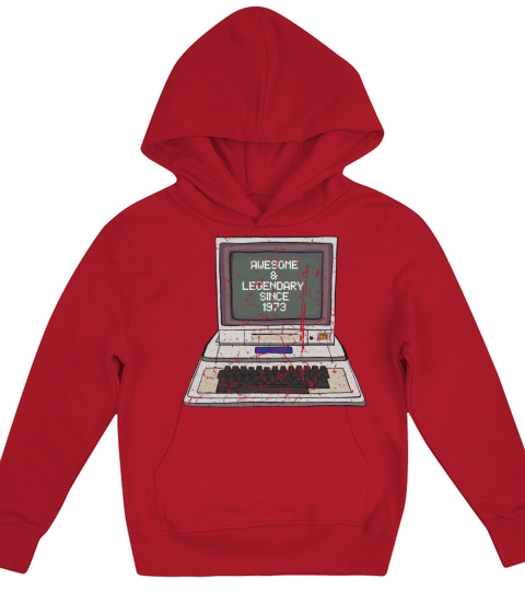 50th Birthday Vintage 1973 Kids Hoodie