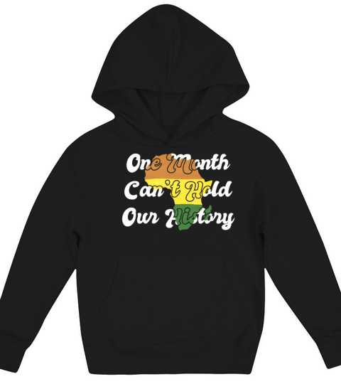 Black History Month USA Afro America African Kids Hoodie