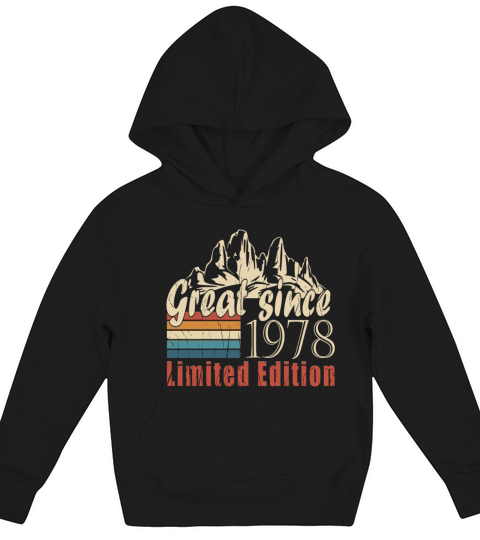 Legends were born in the 1978 vintage Kids Hoodie