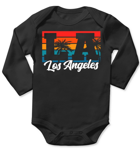 Los Angeles LA California Gift Long Sleeve Baby One-Piece