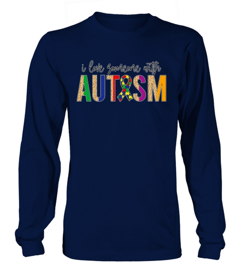 Autism Awareness - I Love Someone With Autism Long sleeved Unisex