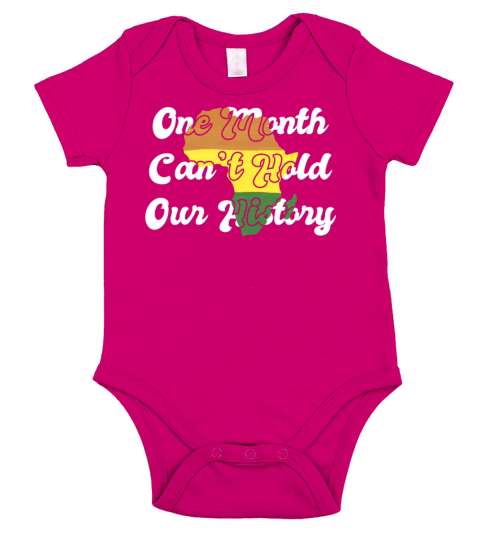 Black History Month USA Afro America African Short Sleeve Baby One-Piece