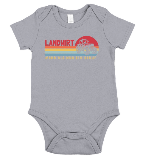 Landwirt mehr als ein Beruf Agribusiness Short Sleeve Baby One-Piece