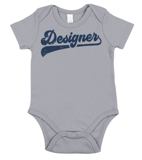 Vintage Designer Short Sleeve Baby One-Piece