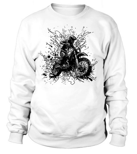 Motorcycle Offroad Racing Slippery Floor Splash Sweatshirt Unisex
