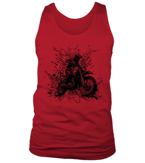 Motorcycle Offroad Racing Slippery Floor Splash Tank Top Unisex