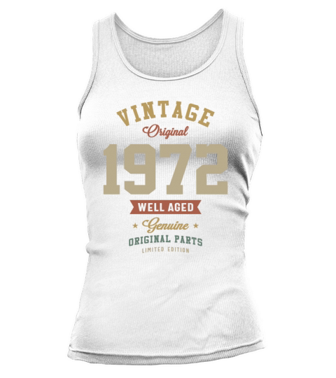 1972 Birthday 51 Years Old Tank top Woman