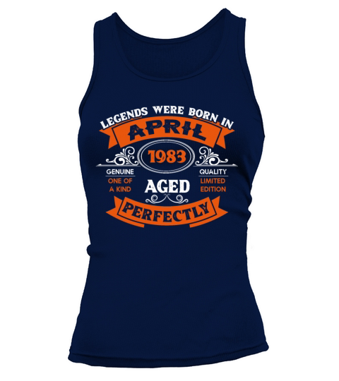 Legends Were Born In April 1983 Birthday Tank top Woman