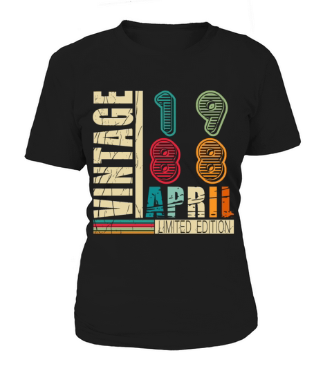 Year of birth 1988 April Women's T-Shirt