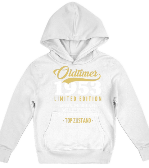 70th Birthday Vintage 1953 Kids Hoodie