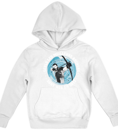French Archer born 2013 Vintage Birthday Kids Hoodie