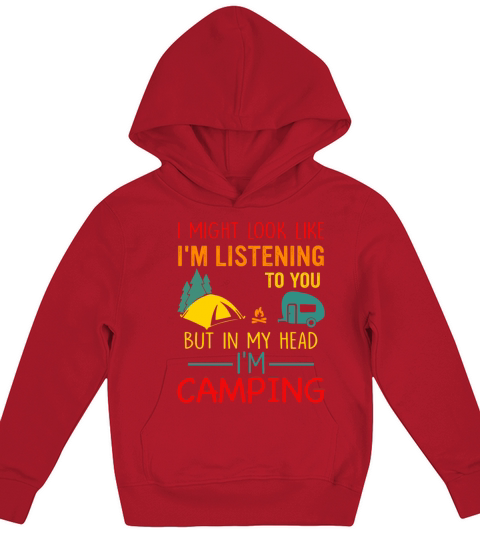 I Might Look Like Im Listening To You Retro Kids Hoodie