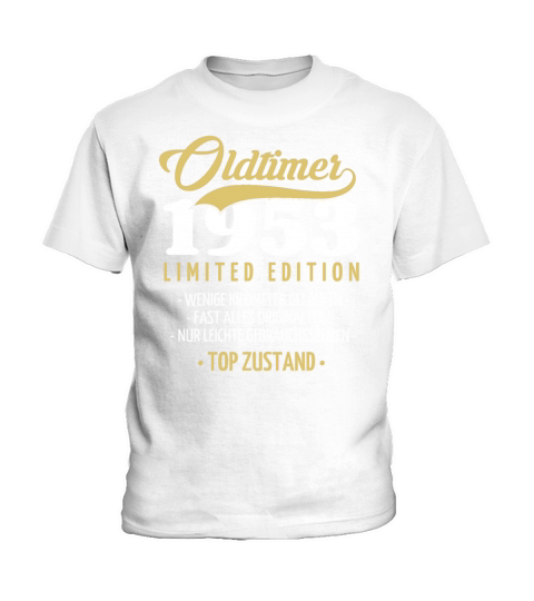 70th Birthday Vintage 1953 Kids T-Shirt