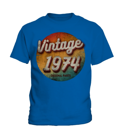 VINTAGE 1974 ORIGINAL PARTS Kids T-Shirt