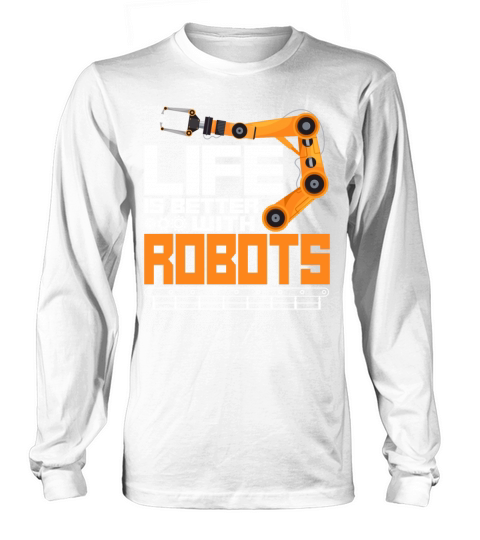 Robot Robotics Engineer Vintage Long sleeved Unisex