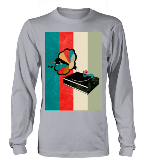vintage music Long sleeved Unisex