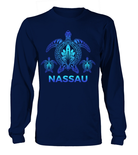 Vintage Nassau Bahamas Ocean Turtle Souvenirs Long sleeved Unisex