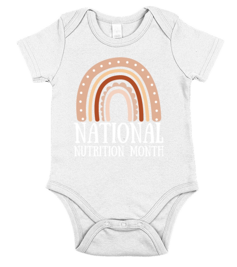 Holistic Nutritionist National Nutrition Month Short Sleeve Baby One-Piece