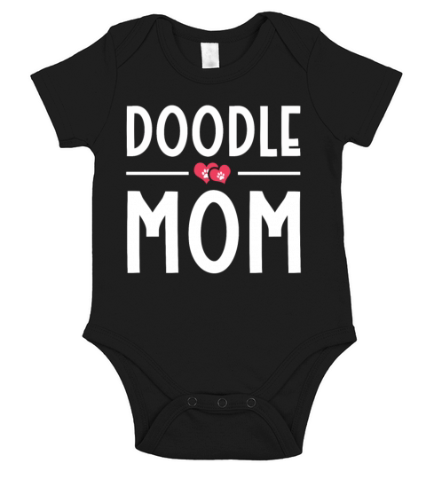 Womens Doodle Mama Labradoodle Goldendoodle Short Sleeve Baby One-Piece