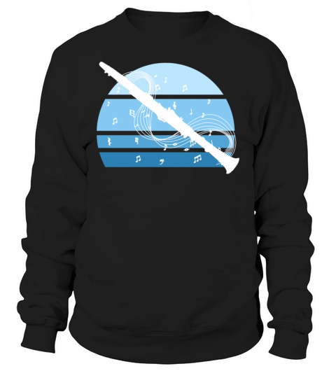 Clarinet Aesthetic Retro Clarinetist Vintage Sweatshirt Unisex