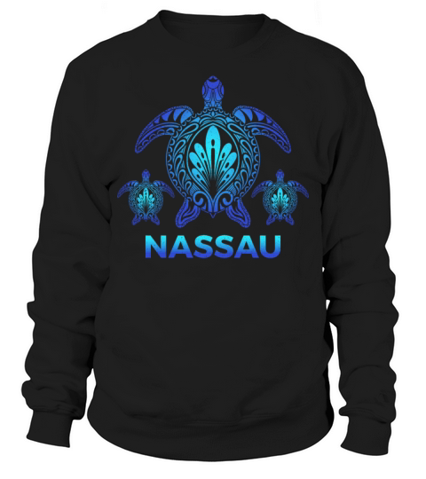 Vintage Nassau Bahamas Ocean Turtle Souvenirs Sweatshirt Unisex
