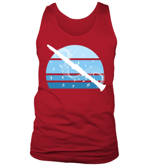 Clarinet Aesthetic Retro Clarinetist Vintage Tank Top Unisex