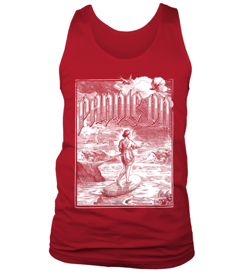 Paddle Board Paddling Drawing Tank Top Unisex