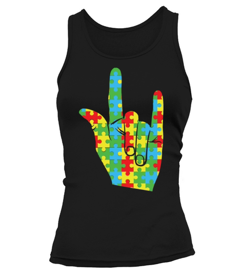 Rock Puzzle Special Autism Awareness Tank top Woman