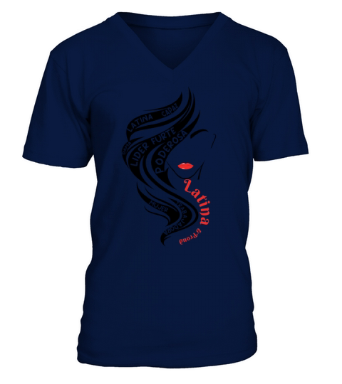 Latina Hispanic Heritage Month V-Neck T-shirt