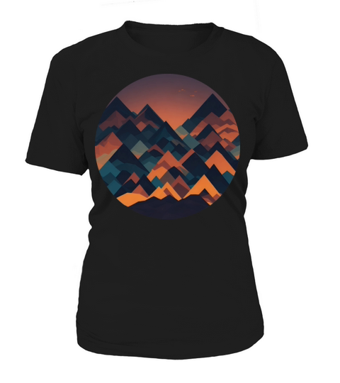 Abstract and geometric landscape Women's T-Shirt