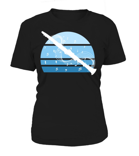 Clarinet Aesthetic Retro Clarinetist Vintage Women's T-Shirt