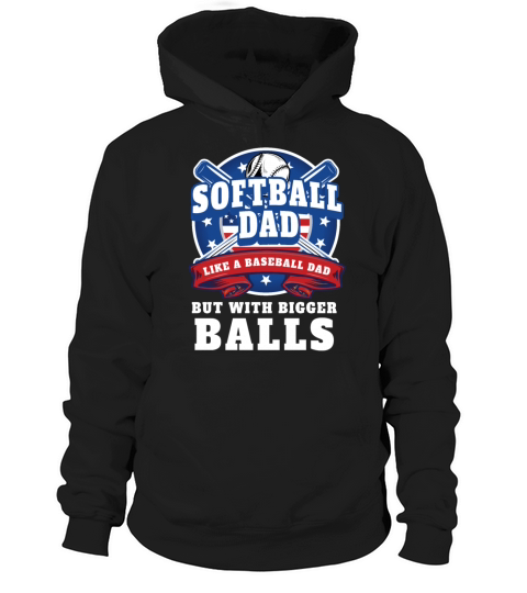 Vintage Softball Dad Like A Baseball Dad Us Flag Hoodie Unisex