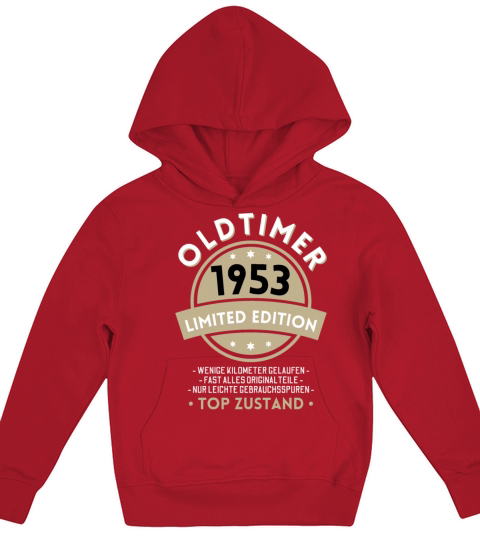 70th Birthday Vintage 1953 Kids Hoodie